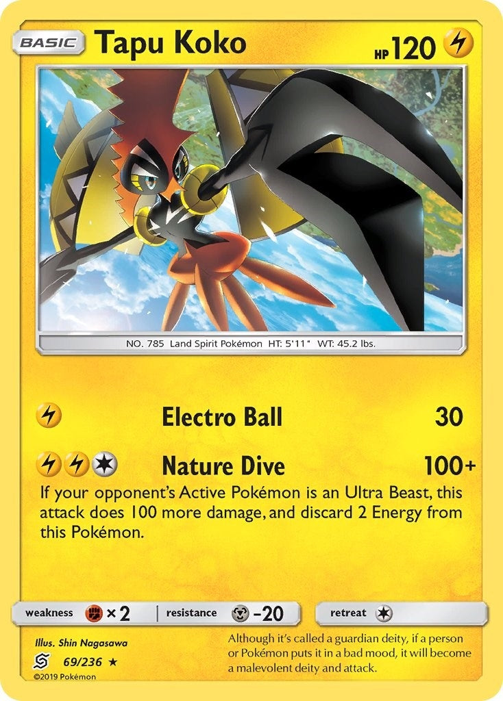 Image for Tapu Koko (69/236) (SM - Unified Minds) (SM11) - Pokemon