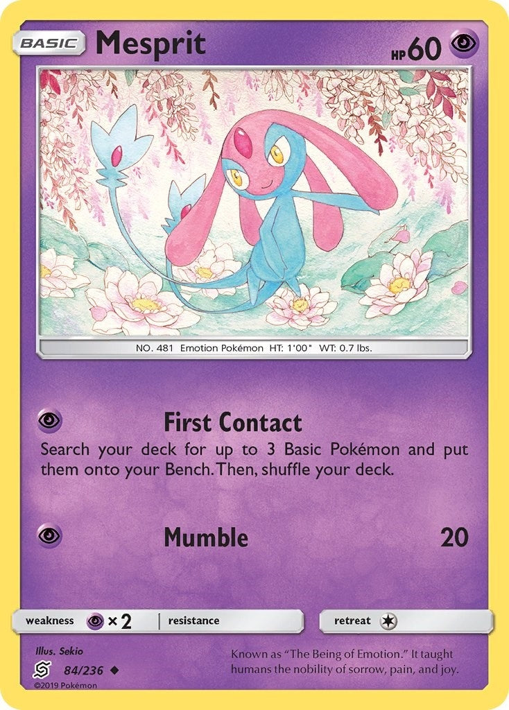 Image for Mesprit (84/236) (SM - Unified Minds) (SM11) - Pokemon