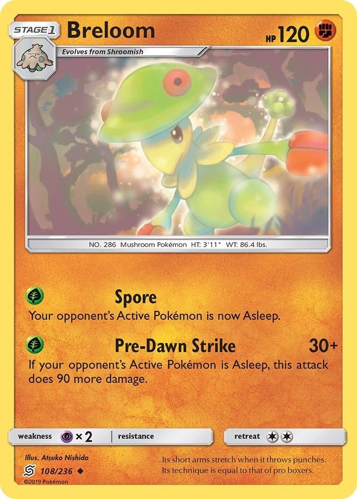 Image for Breloom (108/236) (SM - Unified Minds) (SM11) - Pokemon