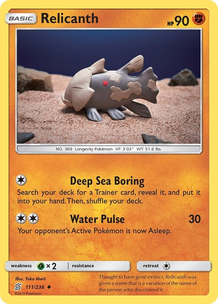 Image for Relicanth (111/236) (SM - Unified Minds) (SM11) - Pokemon