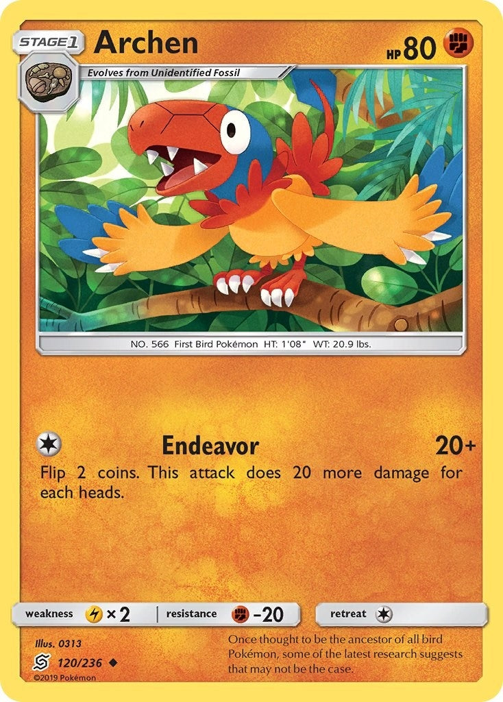 Image for Archen (120/236) (SM - Unified Minds) (SM11) - Pokemon