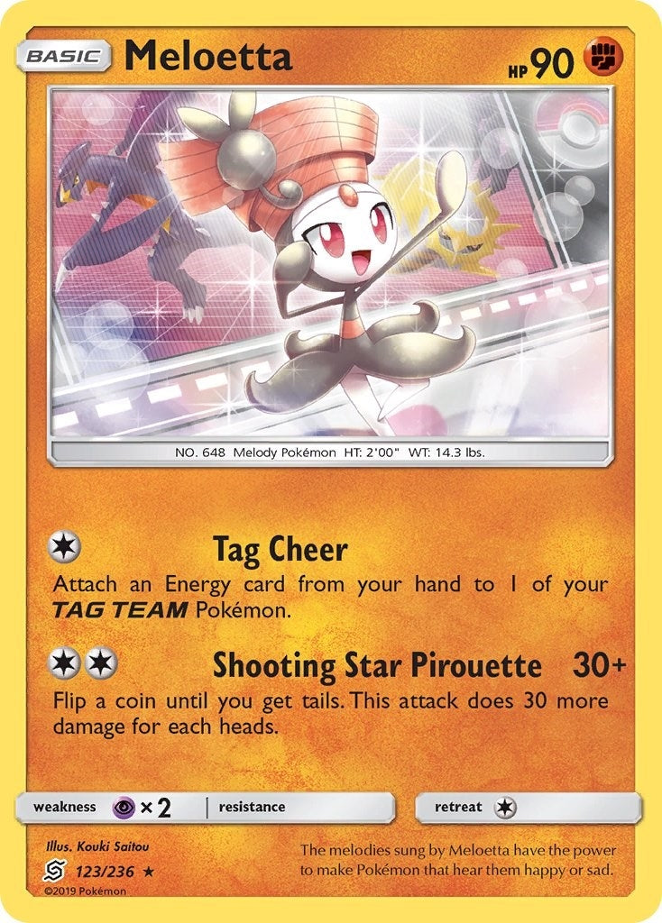 Image for Meloetta (123/236) (SM - Unified Minds) (SM11) - Pokemon