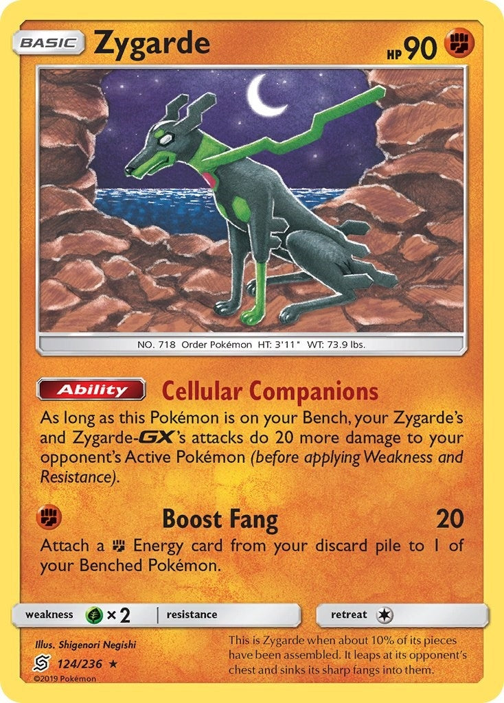 Image for Zygarde (124/236) (SM - Unified Minds) (SM11) - Pokemon