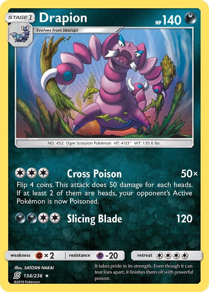 Image for Drapion (134/236) (SM - Unified Minds) (SM11) - Pokemon