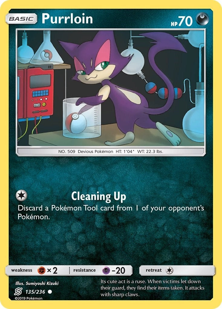 Image for Purrloin (135/236) (SM - Unified Minds) (SM11) - Pokemon