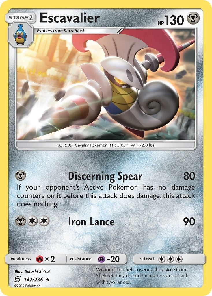 Image for Escavalier (142/236) (SM - Unified Minds) (SM11) - Pokemon
