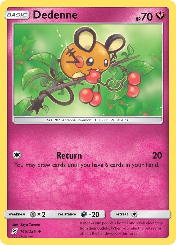 Image for Dedenne (145/236) (SM - Unified Minds) (SM11) - Pokemon