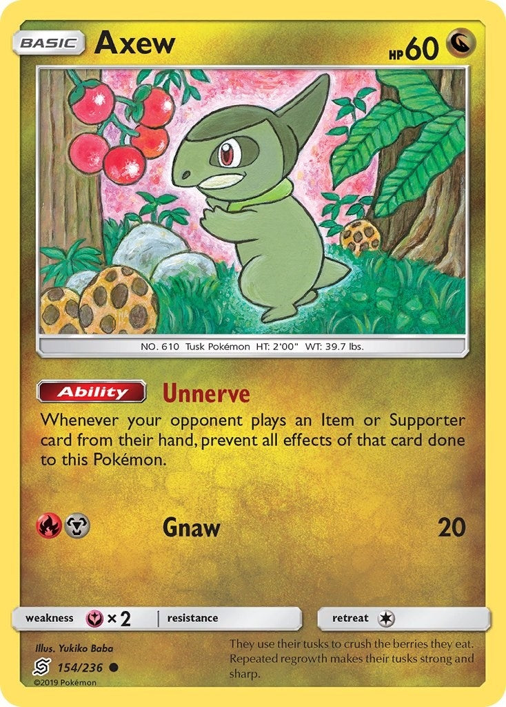 Image for Axew (154/236) (SM - Unified Minds) (SM11) - Pokemon