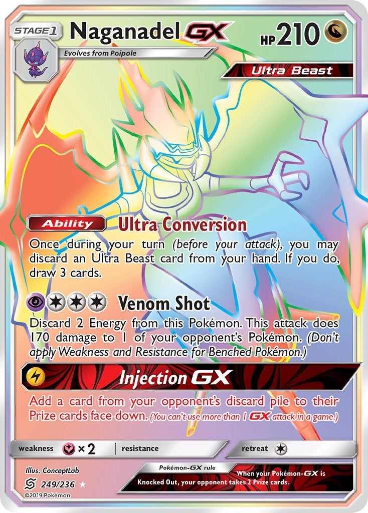 Image for Naganadel GX (Secret) (249/236) (SM - Unified Minds) (SM11) - Pokemon
