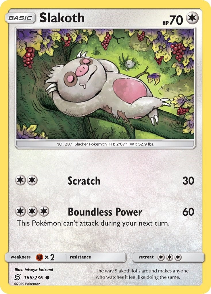 Image for Slakoth (168) (168/236) (SM - Unified Minds) (SM11) - Pokemon