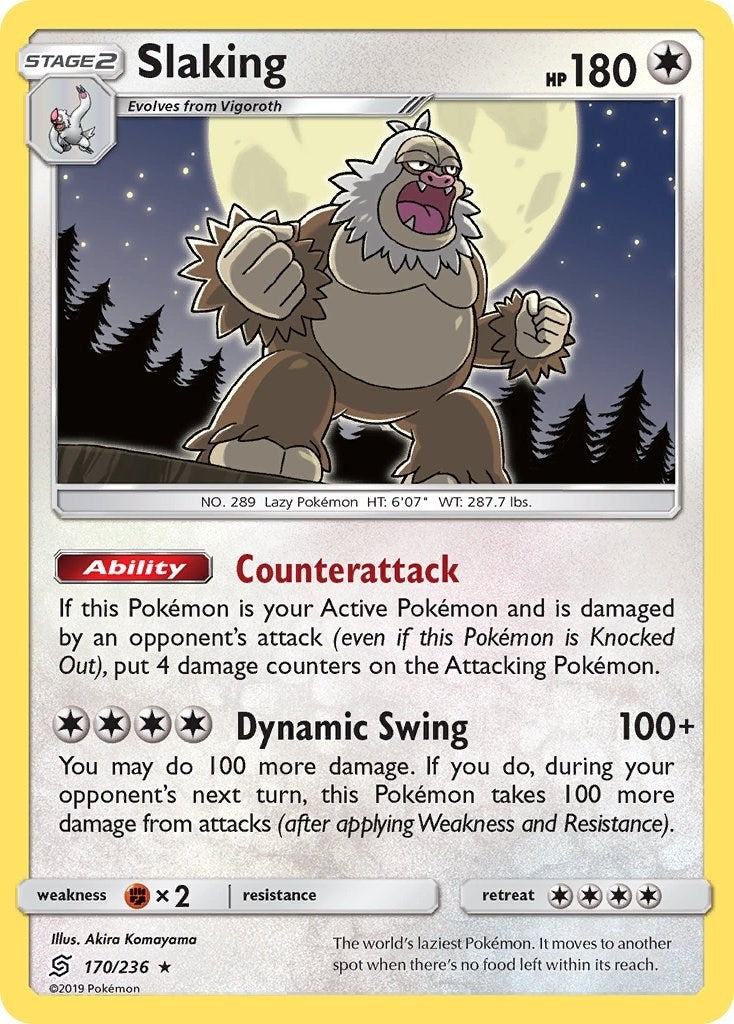 Image for Slaking (170/236) (SM - Unified Minds) (SM11) - Pokemon
