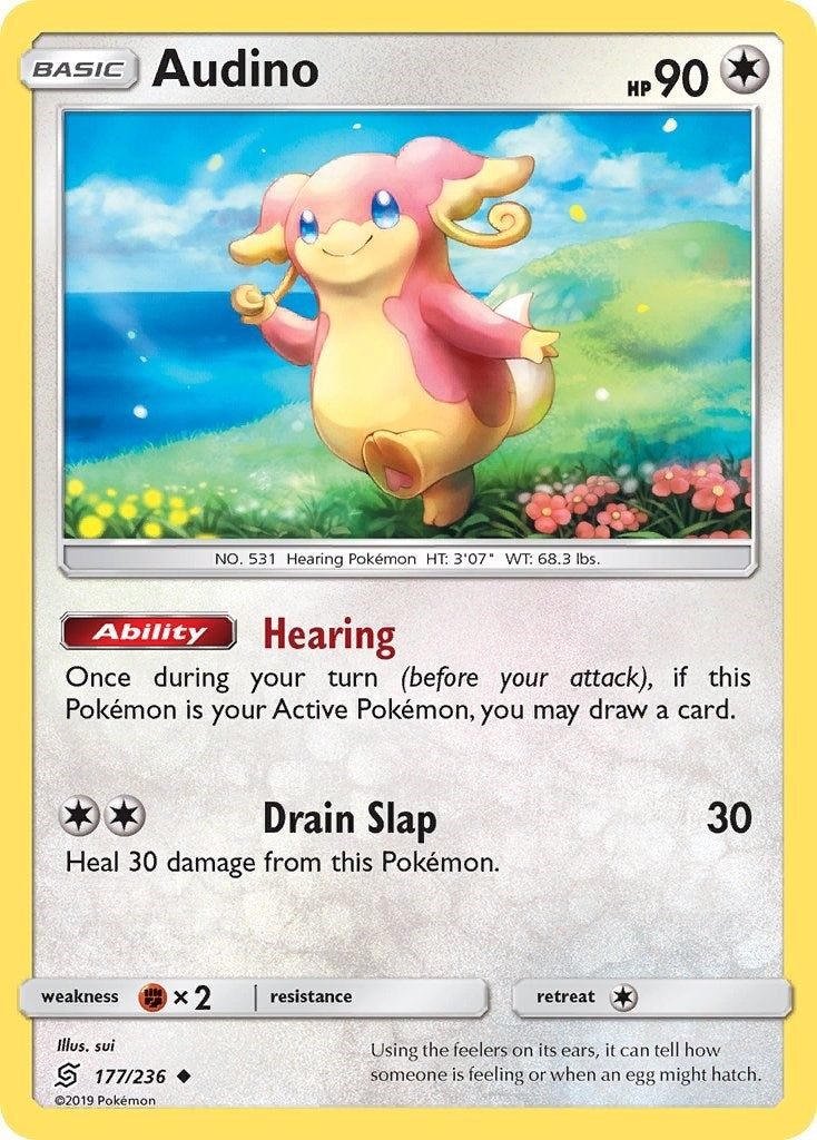Image for Audino (177/236) (SM - Unified Minds) (SM11) - Pokemon