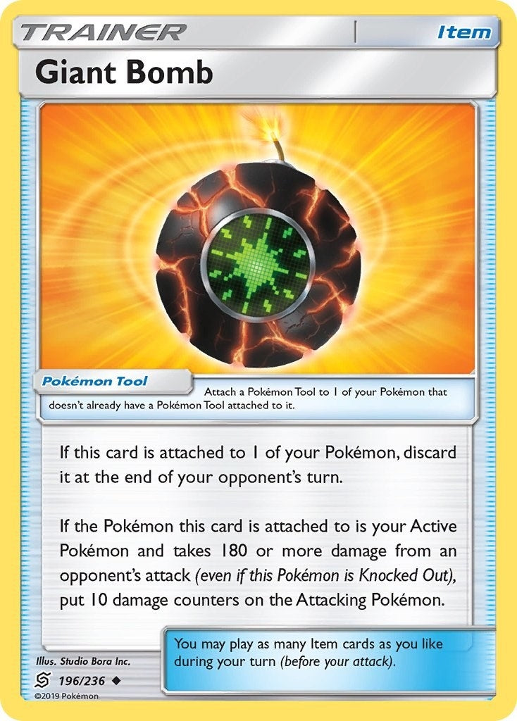 Image for Giant Bomb (196/236) (SM - Unified Minds) (SM11) - Pokemon