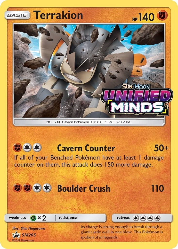 Image for Terrakion - SM205 (Prerelease) (SM205) (SM Promos) (SMP) - Pokemon