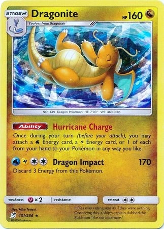 Image for Dragonite - 151/236 (Cracked Ice Holo) (151/236) (Deck Exclusives) (PR) - Pokemon