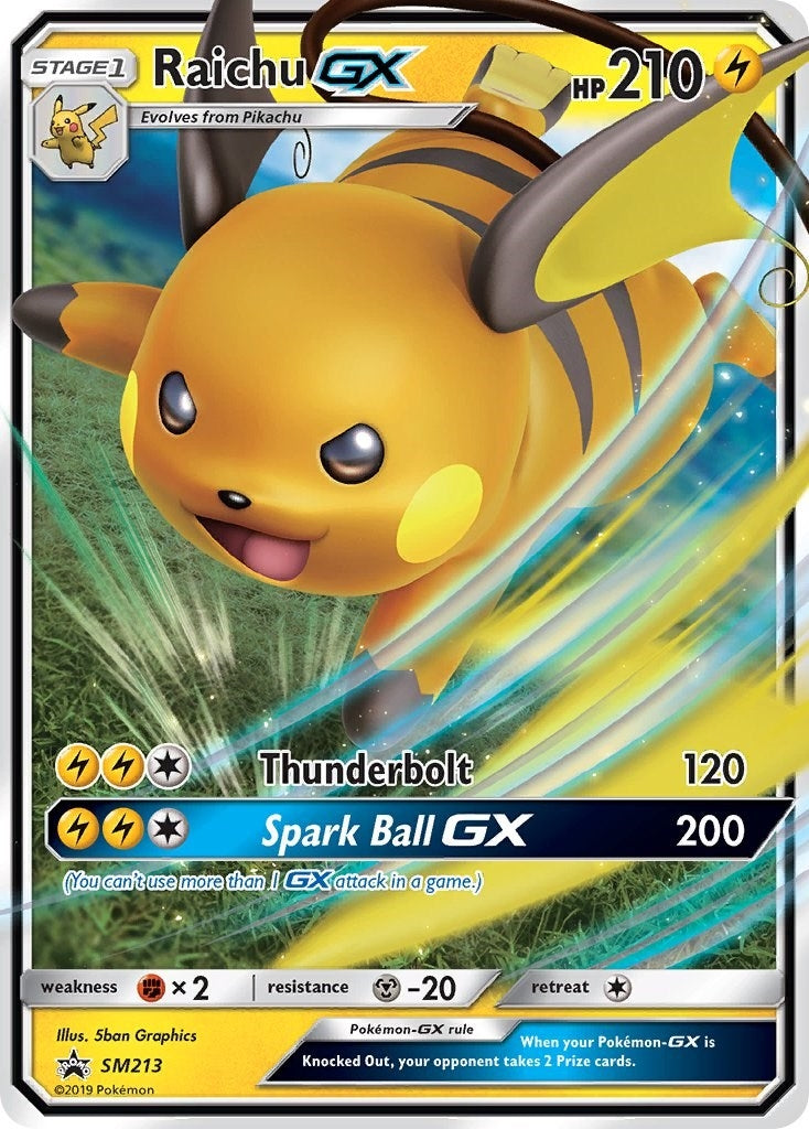 Image for Raichu GX - SM213 (SM213) (SM Promos) (SMP) - Pokemon