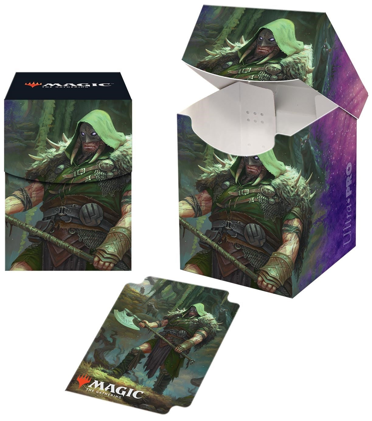 Image for Throne of Eldraine PRO-100+ Deck Box - Garruk, Cursed Huntsman - Deck Boxes