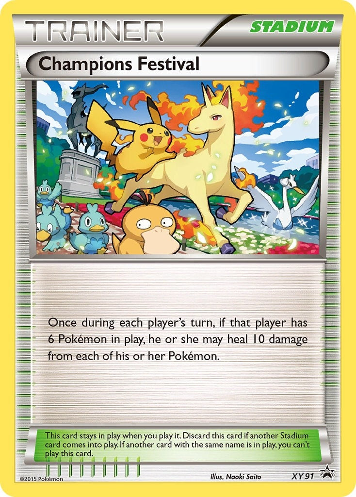 Image for Champions Festival (2015) (XY91) (XY Promos) (PR) - Pokemon