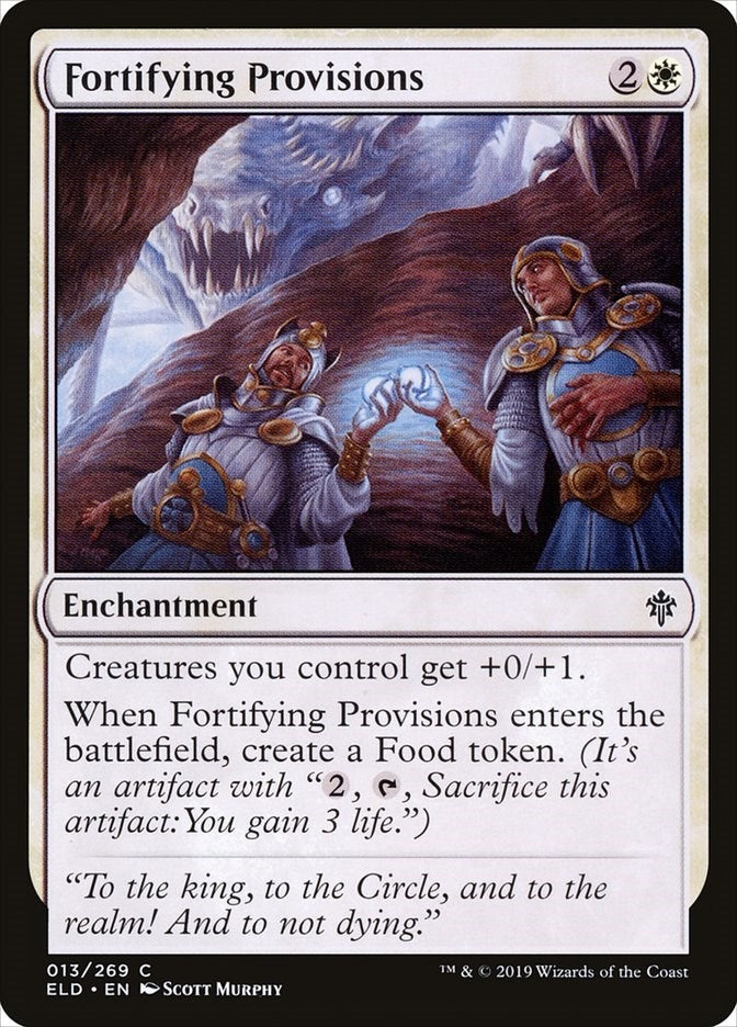 Fortifying Provisions (13) (Throne of Eldraine)