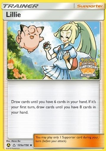 Image for Lillie - 125a/156 (Regional Championships) (125a/156) (League & Championship Cards) (PR) - Pokemon