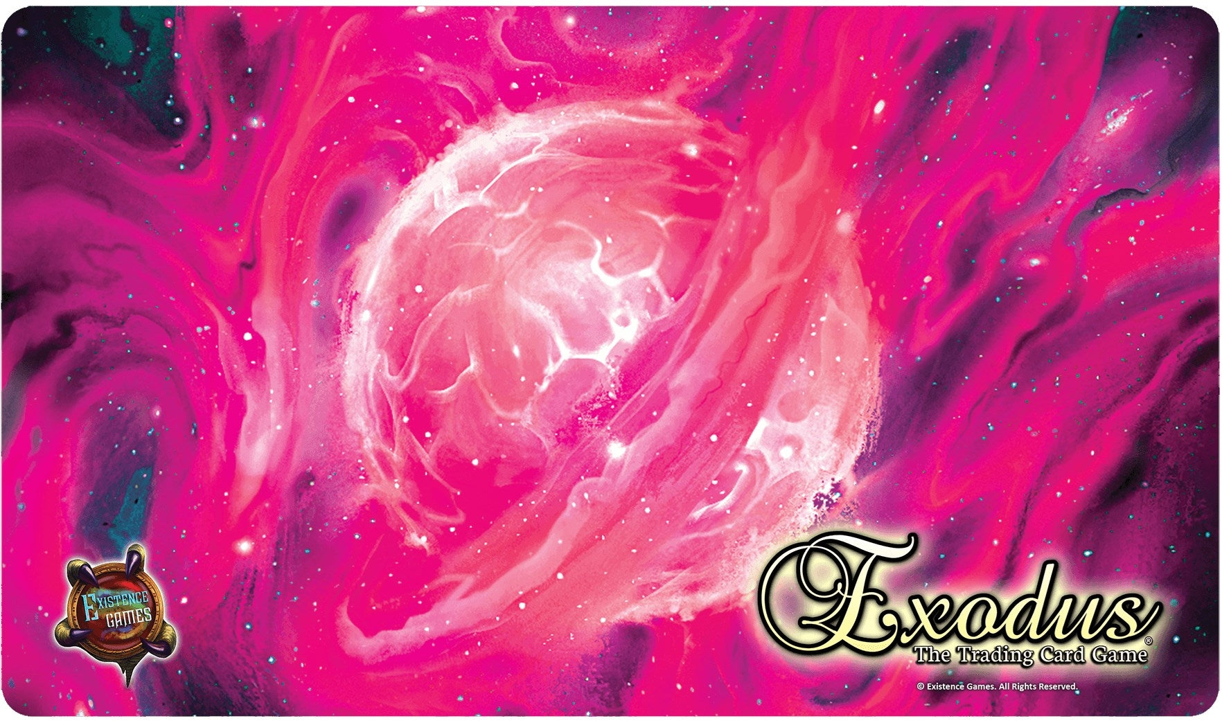 Image for Fuchsia Energy Playmat for Exodus TCG (Stitched Edge) - Playmats