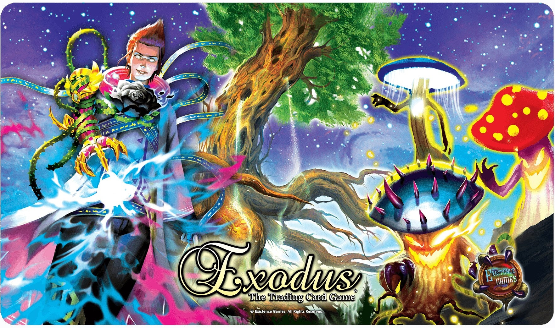 Image for Oliver Treefolk Playmat for Exodus TCG (Stitched Edge) - Playmats