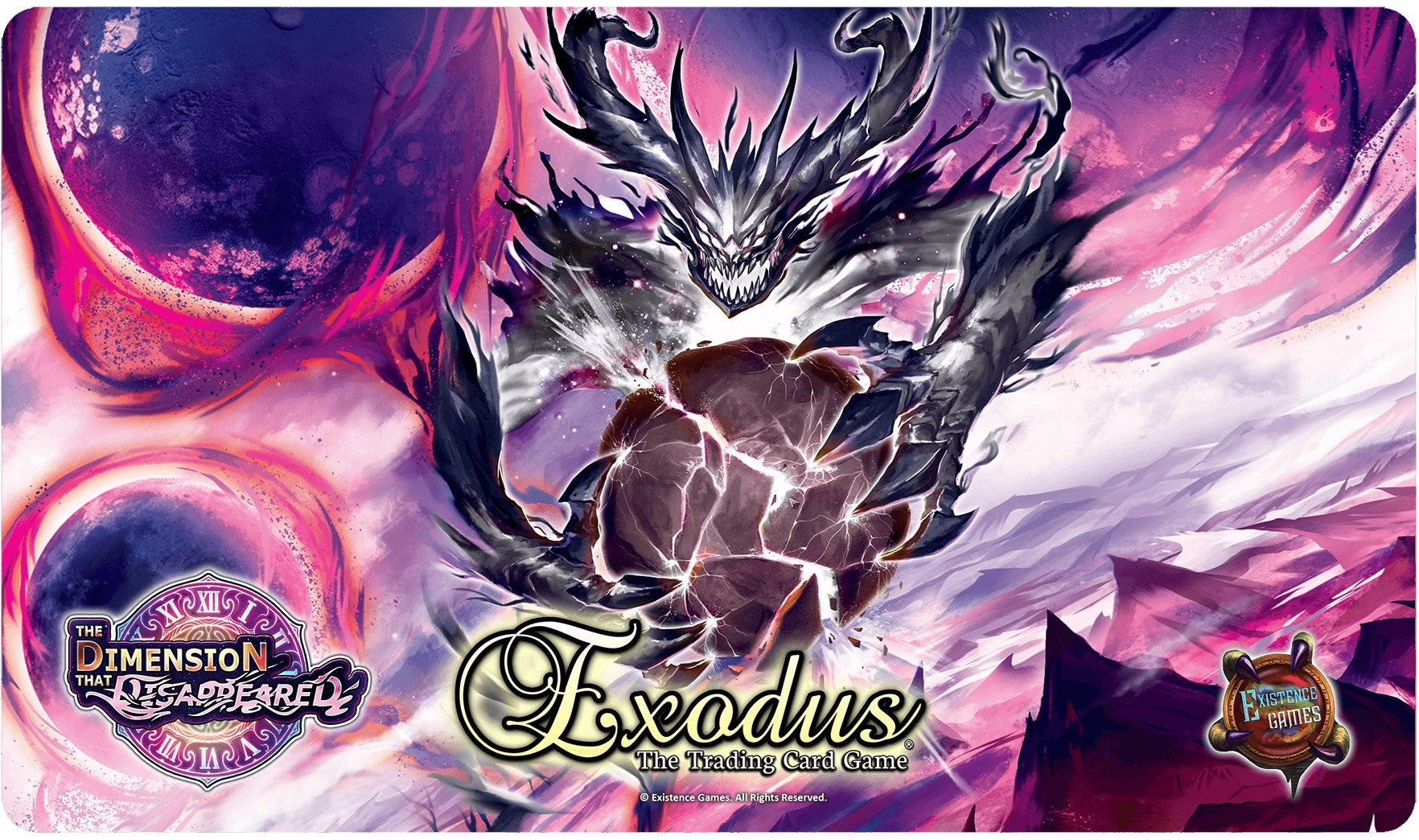 Image for The Dimension That Disappeared Anathema Playmat for Exodus TCG (Stitched Edge) - Playmats
