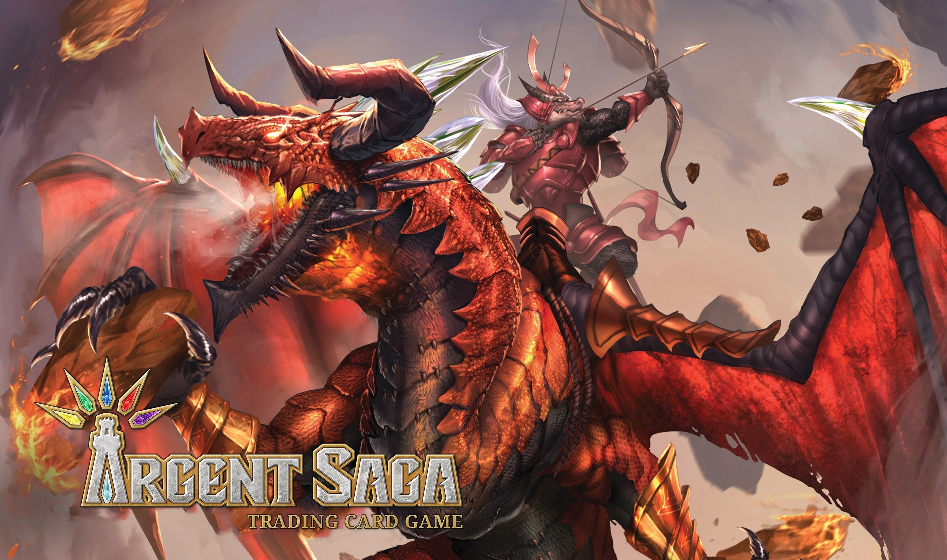 Image for Argent Saga TCG Rubber Playmat - Booster Dragon - Playmats