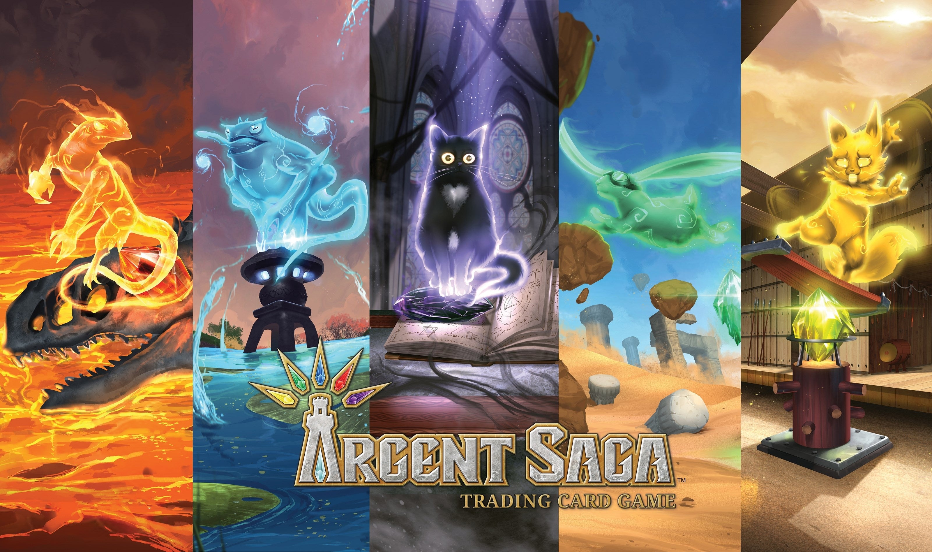 Image for Argent Saga TCG Rubber Playmat - Spirits of Argos - Playmats