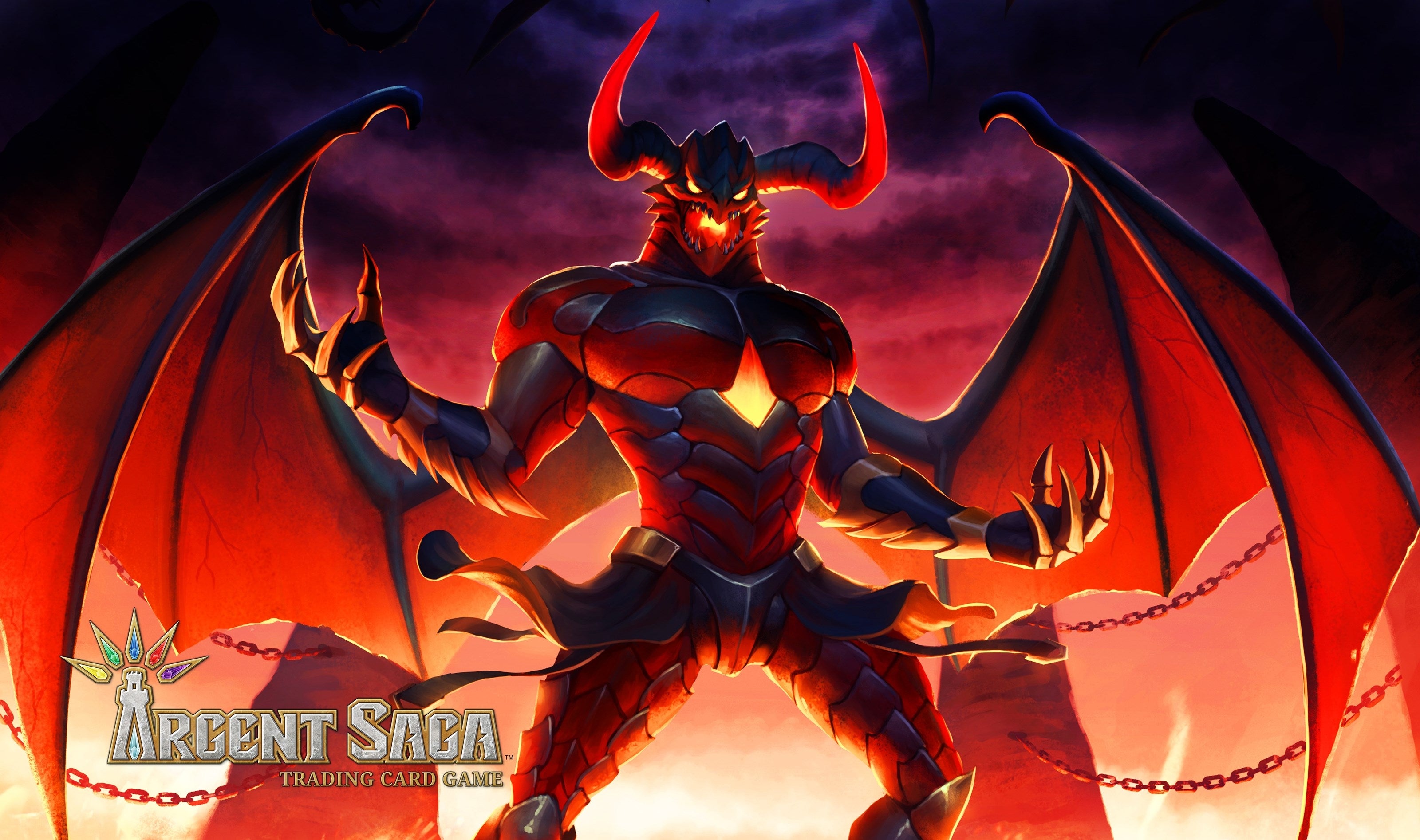 Image for Argent Saga TCG Rubber Playmat - Dragonholt, the Bold - Playmats