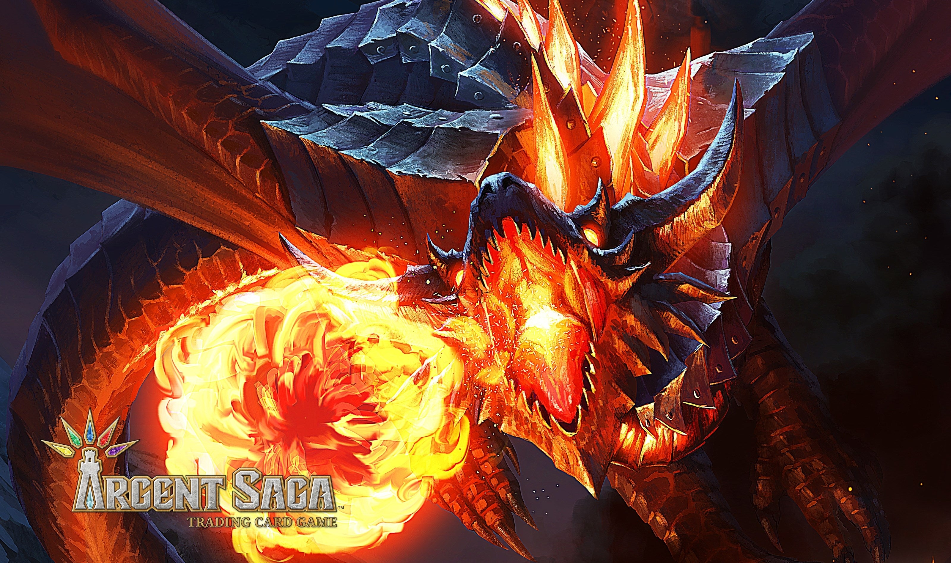 Image for Argent Saga TCG Rubber Playmat - Enraged Dragon - Playmats