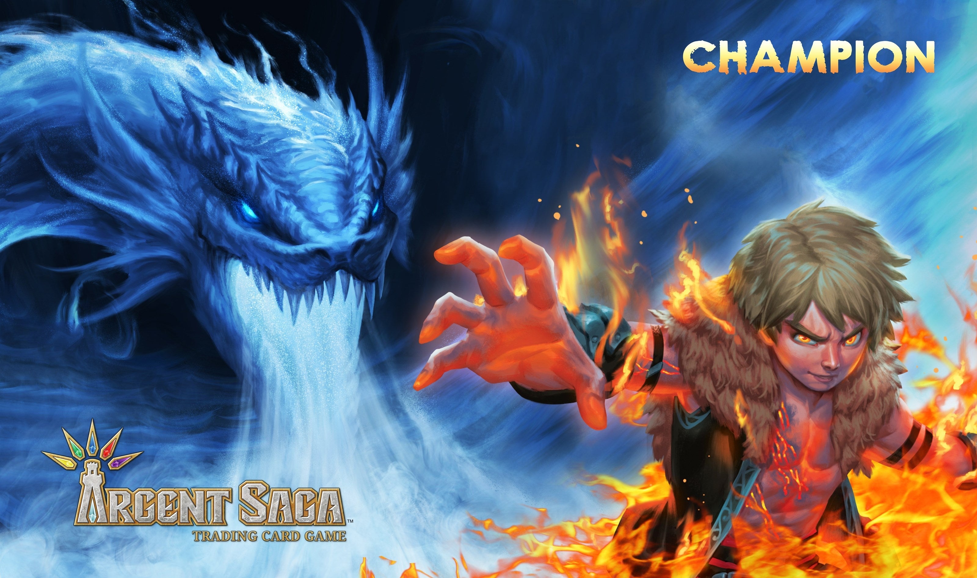 Image for Argent Saga TCG Rubber Event Playmat - Eternal Rivals Champion (Re-Release Event) - Playmats
