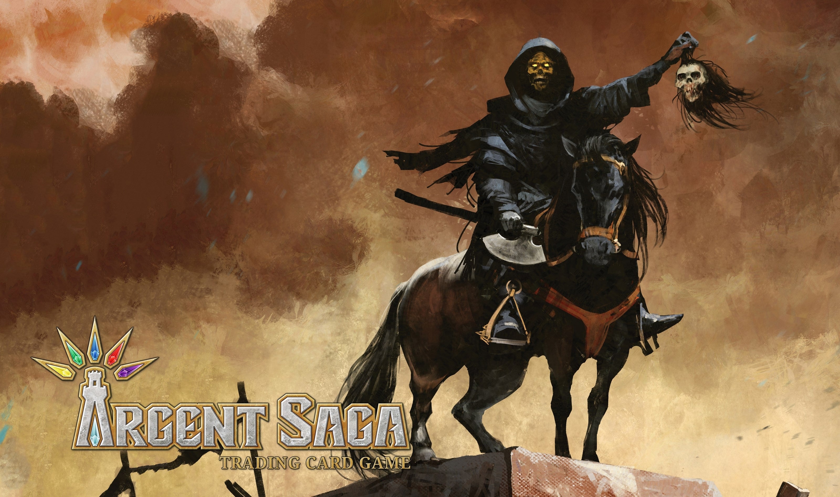 Image for Argent Saga TCG Rubber Event Playmat - Brant, the Wicked Judge (Gen Con 2019) - Playmats