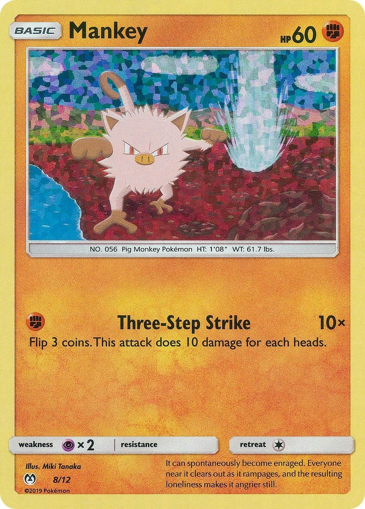 Image for Mankey (008/012) (McDonald's Promos 2019) (M19) - Pokemon