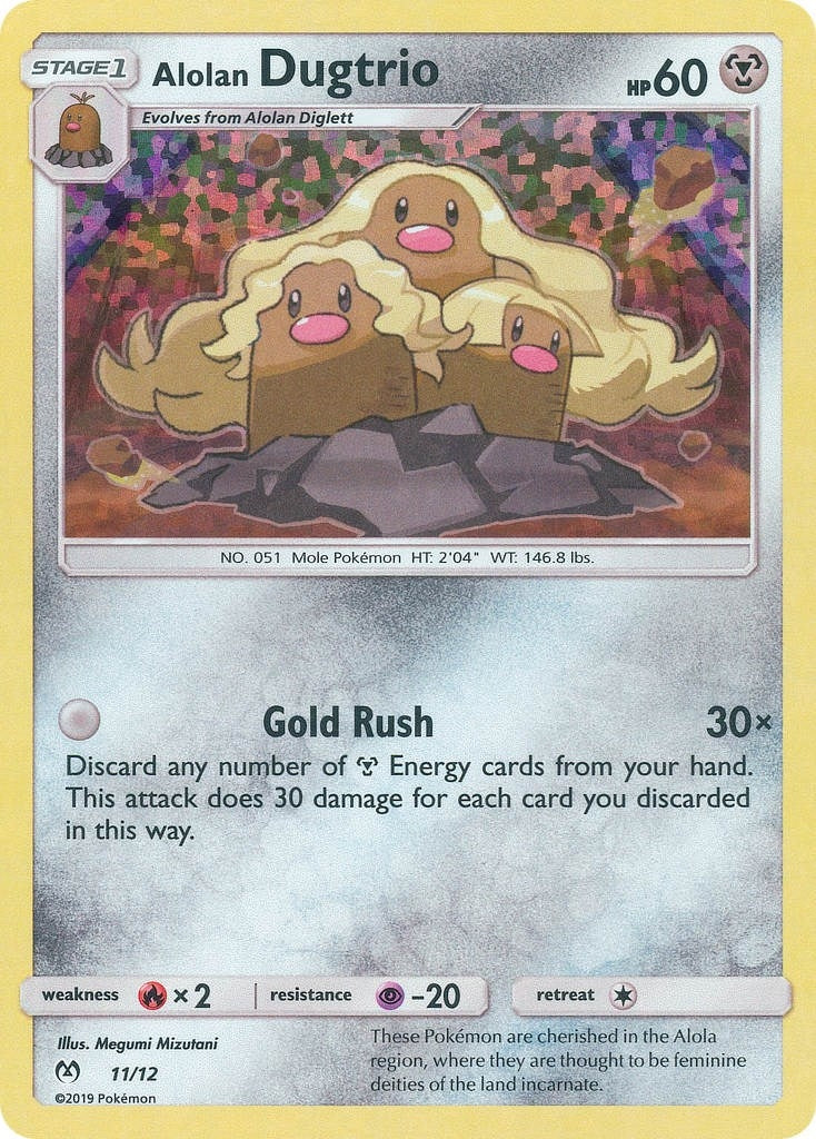 Image for Alolan Dugtrio (011/012) (McDonald's Promos 2019) (M19) - Pokemon