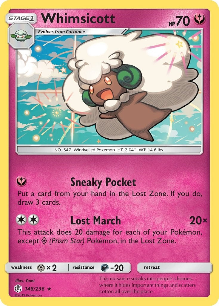 Image for Whimsicott (148/236) (SM - Cosmic Eclipse) - Pokemon