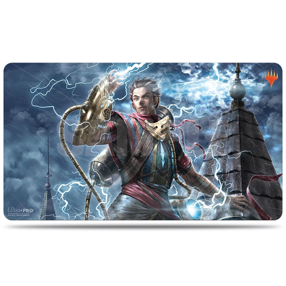 Image for War of the Spark Alternate Art Standard Size Playmat for Magic - Ral Zarek - Playmats