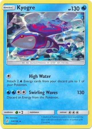 Image for Kyogre - 53/236 (Cracked Ice Holo) (053/236) (Deck Exclusives) (PR) - Pokemon