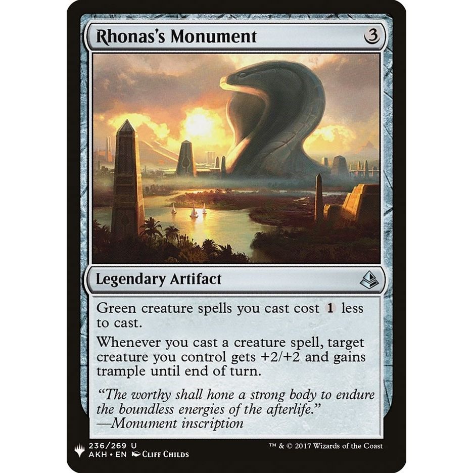 Rhonas's Monument (236) (The List Reprints) - PokeBox USA