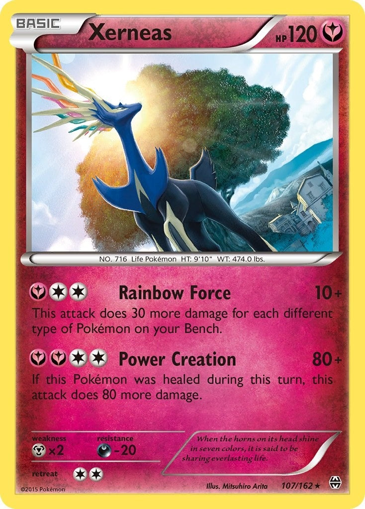 Image for Xerneas - 107/162 (XY BREAKthrough) (107/162) (Deck Exclusives) (PR) - Pokemon