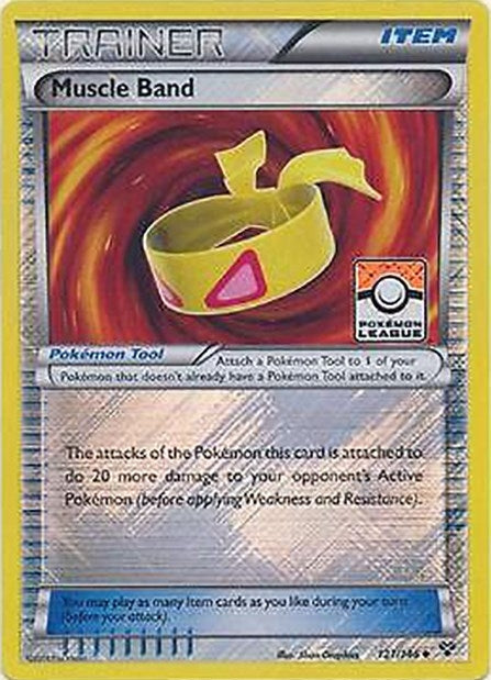 Image for Muscle Band - 121/146 - (Pokemon League) (121/146) (League & Championship Cards) (PR) - Pokemon