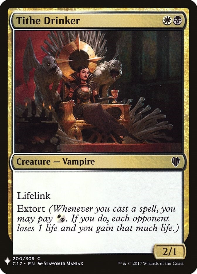 Tithe Drinker (200) (The List Reprints)
