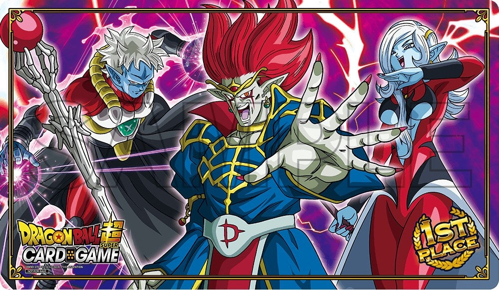 Image for Dragon Ball Super: Origins 2019 Team Tournament - 1st Place Playmat featuring Mira, Demigra, & Towa - Playmats