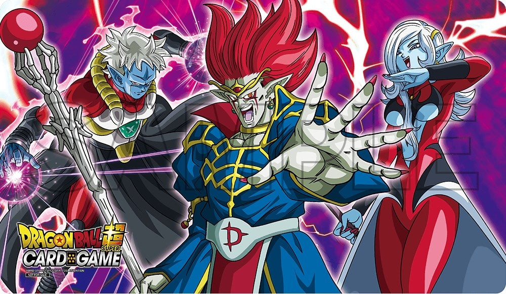 Image for Dragon Ball Super: Origins 2019 Team Tournament - Participation Playmat featuring Mira, Demigra, & Towa - Playmats