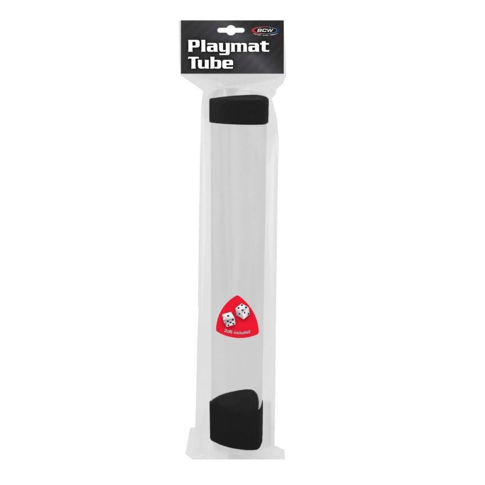 Image for BCW Playmat Tube with Dice Cap - Black - Playmats