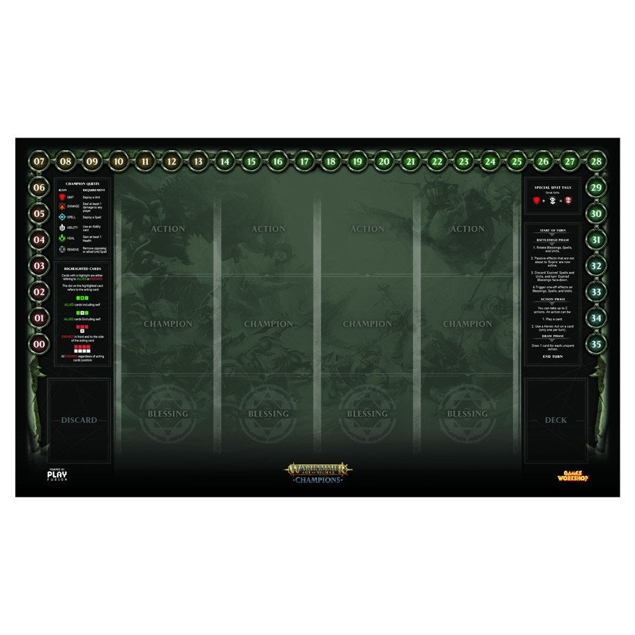 Image for Warhammer: Age of Sigmar - Champions Playmat - Destruction - Playmats