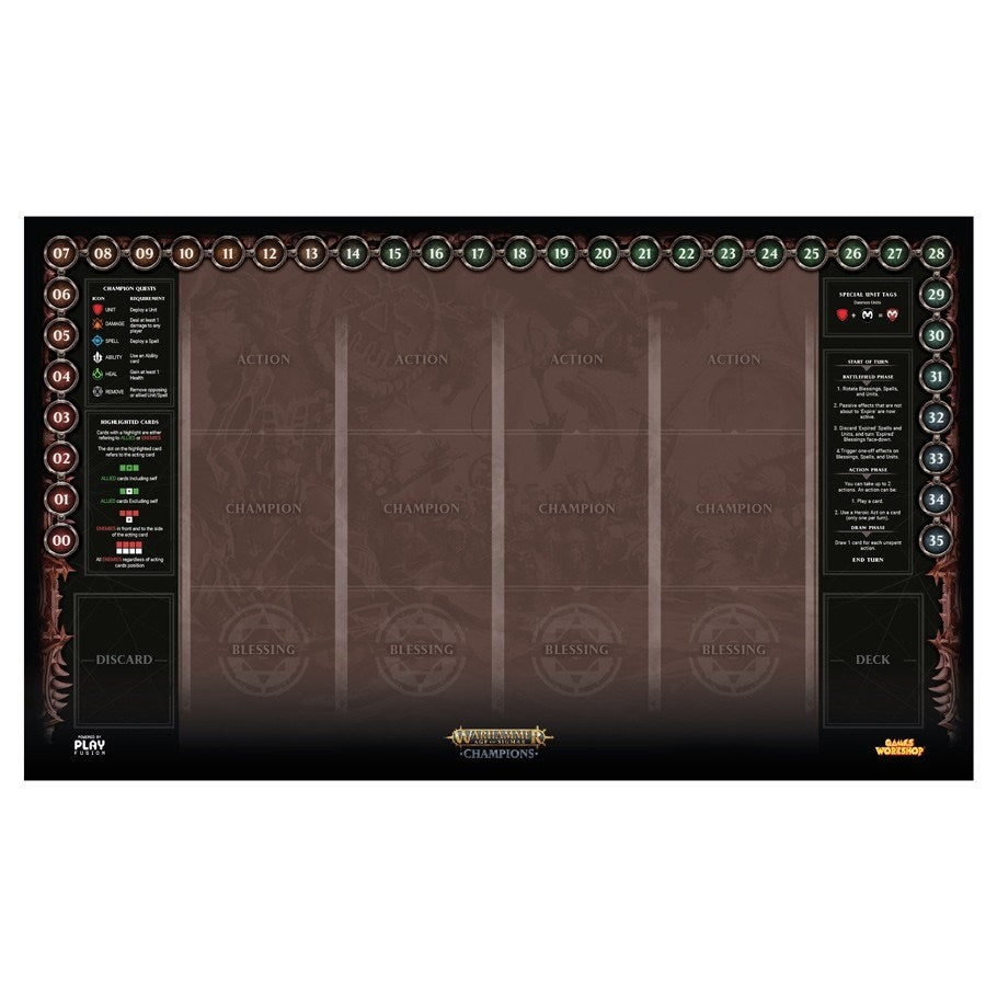 Image for Warhammer: Age of Sigmar - Champions Playmat - Chaos - Playmats