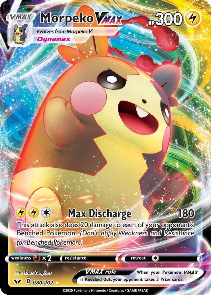 Morpeko VMAX (080/202) (SWSH01: Sword & Shield Base Set)