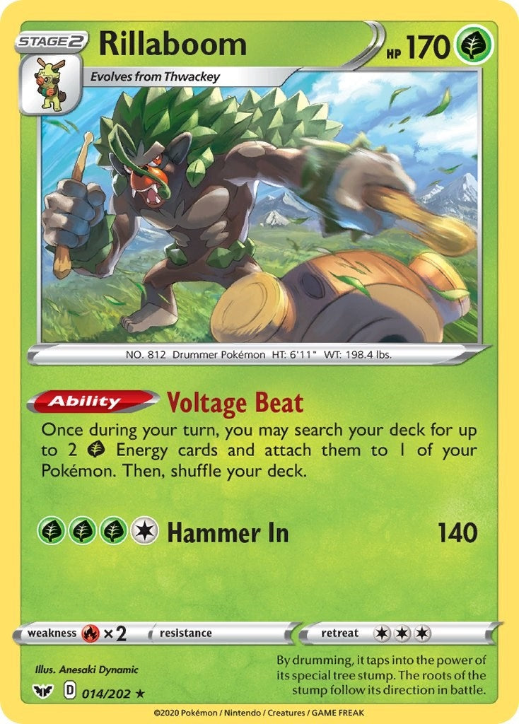 Image for Rillaboom (014/202) (Deck Exclusives) (PR) - Pokemon