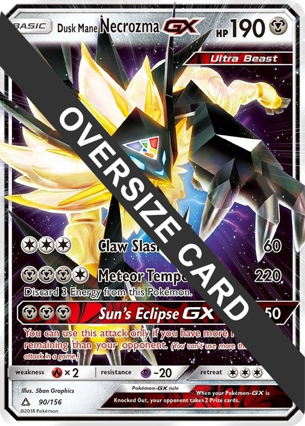 Image for Dusk Mane Necrozma GX (090/156) (Jumbo Cards) (PR) - Pokemon